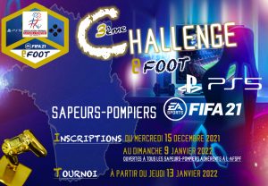 3ème challenge e-Foot Sapeurs-Pompiers FIFA 2021 PS5 – AFSPF